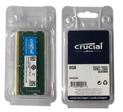 crucial ram for laptop|Crucial 8GB DDR4.
